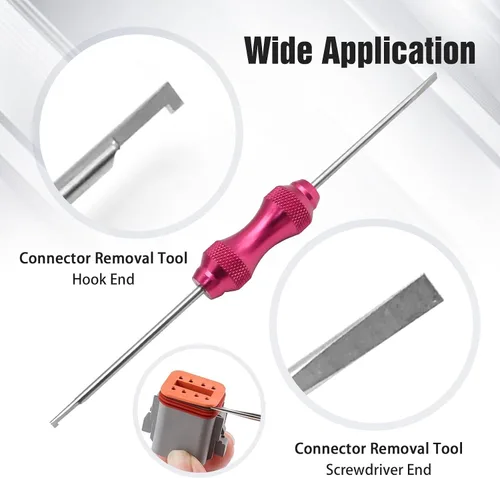 Vista 4 de SYOWADA 338PCS Deutsch Kit de conectores 2 3 4 6 8 12 pines Conectores DT Deutsch Herramienta de prensado impermeable Conector eléctrico Kit