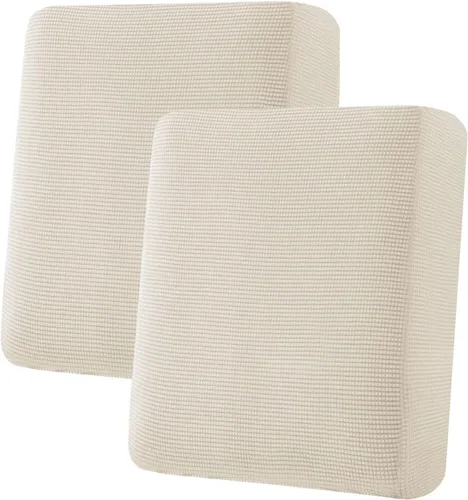 Vista 410 de H.VERSAILTEX Fundas de Cojín de Asiento Individuales Super Elásticas Fundas de Sofá Fundas de Cojín de Sofá Fundas Deslizables Juegos Tela de Sarga