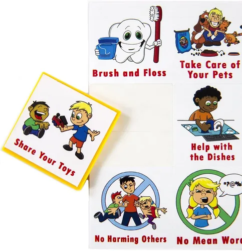 Vista 7 de Kenson Kids "I Can Do It" Cuadro de responsabilidades y recompensas, 11 x 15,5 pulgadas