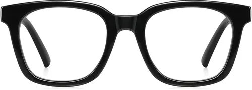 Vista 13 de Lentes con bloqueo de luz azul para hombres y mujeres, anteojos de moda de gran tamaño cuadrados anti fatiga ocular para juegos/lectura/televisión