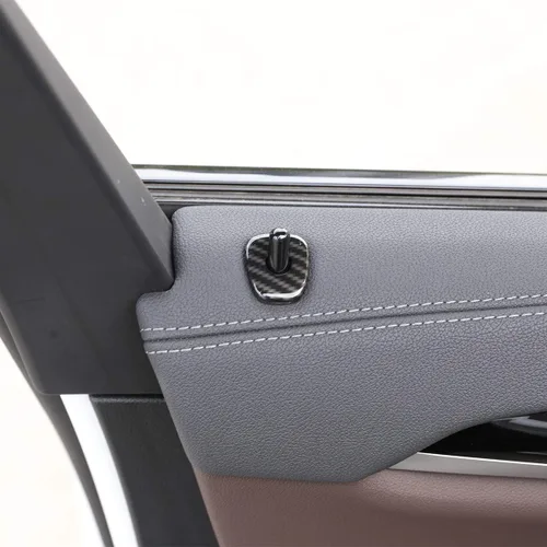 Vista 3 de 4 piezas de plástico ABS para BMW X3 X4 G01 G02 2018-2020 puerta cerradura cubierta TRIM Accesorios
