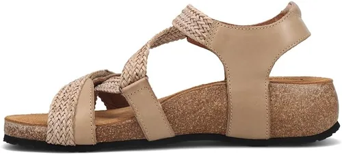 Vista 3 de Sandalias Taos Footwear para mujer, modelo Trulie de piel