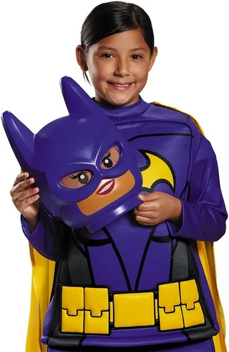Vista 5 de Disguise Batgirl Lego - Disfraz de película de lujo color negro mediano 7-8