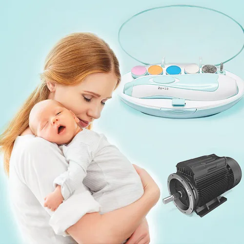 Vista 4 de Lima de uñas para bebé, producto eléctrico seguro, cortaúñas para recién nacido