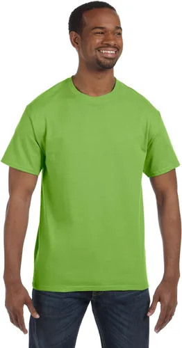 Vista 11 de Jerzees Camiseta pesada con cuello redondo y bolsillo en el pecho para hombre
