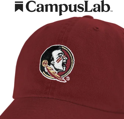 Vista 4 de Campus Lab Sombrero Seminoles de la Universidad Estatal de Florida, color granate, Florida State Seminoles