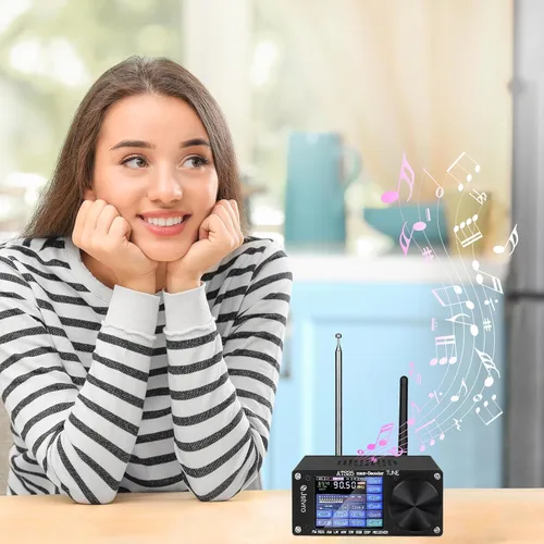 Vista 6 de SI4732 ATS-25max-DECODER Receptor de radio: V4.17 con CW, decodificación RTty, WiFi, espectro de audio y receptor DSP FM LW (MW y SW) y SSB