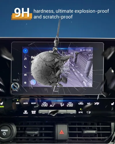 Vista 4 de YEE PIN Protector de pantalla Solterra Premium 2023 2024 2025 mate para Subaru Solterra 2024 Accesorios para Subaru Solterra Premium Protector