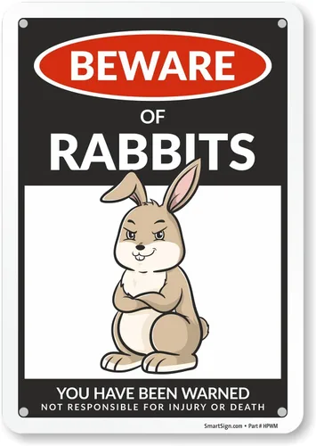 Vista 10 de SmartSign Funny Beware Of Bearded Dragons - Letrero de advertencia de 10 x 7 pulgadas, aluminio laminado sin óxido de 40 mil, letreros de metal