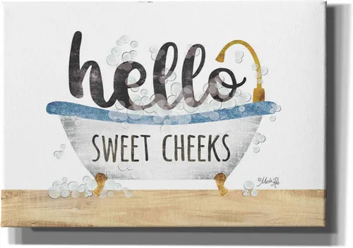 Vista 5 de Epic Graffiti 'Hello Sweet Cheeks' de Marla Rae - Lienzo decorativo para pared, 16 x 12 pulgadas