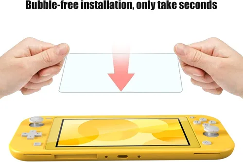 Vista 7 de JOTO 3 Pack Screen Protector for Nintendo Switch Lite, Tempered Glass Screen Film Guard Rounded Edge Real Glass Screen Protector for Switch Lite 2019