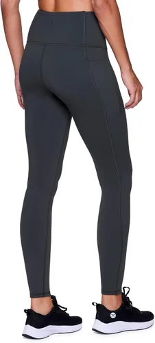 Vista 3 de RBX Active Leggings de yoga para mujer, ultra suaves, sólidos, con bolsillos
