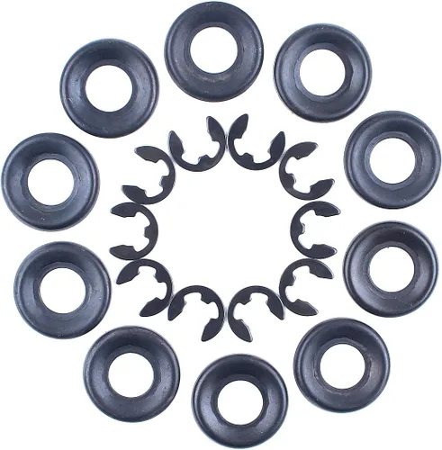 Vista 2 de Juego de 10 arandelas de embrague E-Clip para motosierra Husqvarna 362 365 371 372 385 390 570 575 576 XP motosierra #503 75 24-01/503 27 21-01