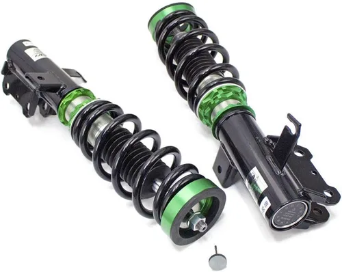 Vista 3 de Rev9 R9-HS2-100 Kit de Bajada de Suspensión en Espiral Hyper-Street II, Amortiguador de Tubo Único con Ajuste de Rebote de 32 Clicks, Ajustable