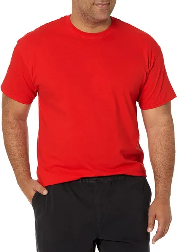 Vista 48 de Gildan Camiseta de algodón pesado para adultos, estilo G5000, paquete múltiple Gris ceniza (paquete de 2)