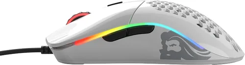 Vista 5 de Glorious Mouse compacto para juegos Model O (Minus) con cable, diseño de panal superligero de 2.05 oz, sensor RGB, Pixart 3360, ambidiestro