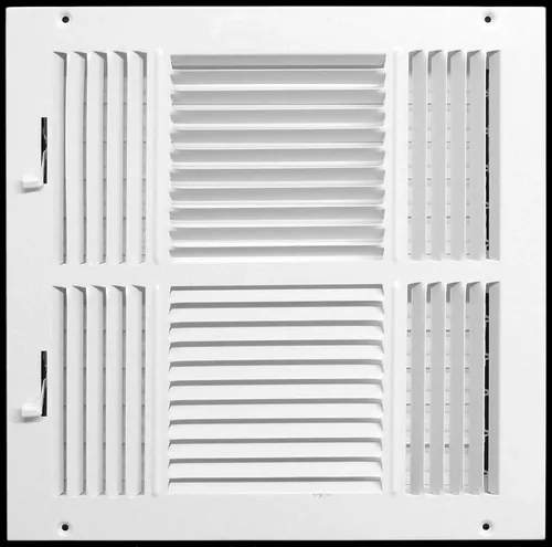 Vista 12 de HVAC Premium Rejilla de Suministro de Aire de 1 Vía de 10'' X 6'' - Tapa de Ventilación y Difusor - Cara Plana Estampada - Blanco