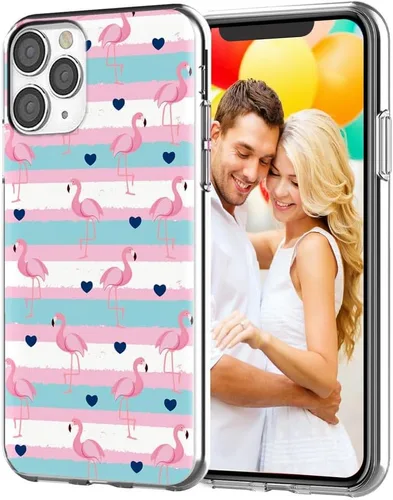Vista 15 de Funda para iPhone 12, para iPhone 12 Pro, funda protectora completa a prueba de golpes, delgada, suave, TPU transparente, para niñas, mujeres