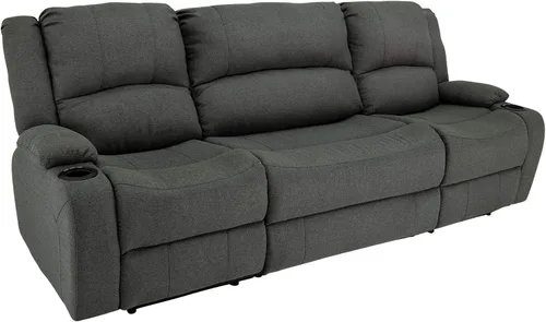 Vista 15 de RecPro Charles Powered - Asiento reclinable de pared para caravana de 80 pulgadas, color avena