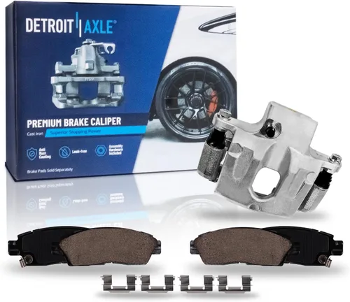 Vista 74 de Detroit Axle - Pastillas de freno para Avalanche Express Suburban Savana Yukon XL 1500 Chevy Tahoe GMC Cadillac Escalade, Pastillas de freno