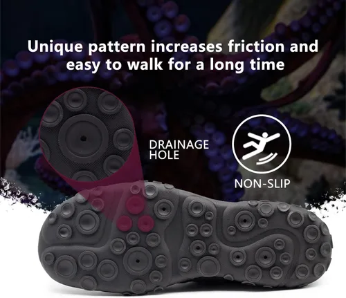 Vista 3 de Zapatos acuáticos para hombre y mujer, de secado rápido, para piscina, playa, surf, caminar, kayak