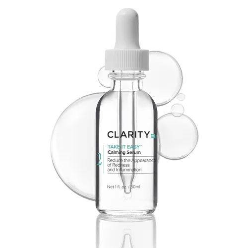 Vista 8 de ClarityRx Take It Easy - Suero facial calmante, tratamiento natural antienrojecimiento a base de plantas para pieles sensibles y rosácea