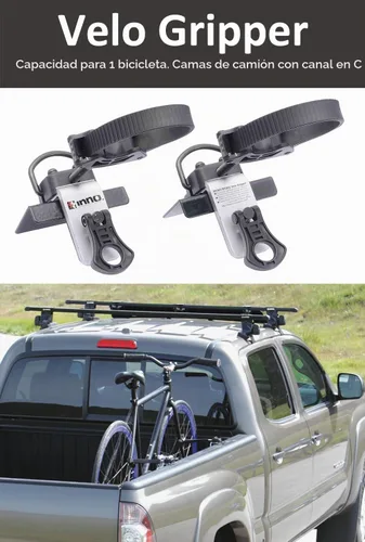 Vista 3 de INNO RT202 - Soporte de bicicleta para camioneta con sistemas de riel de canal C