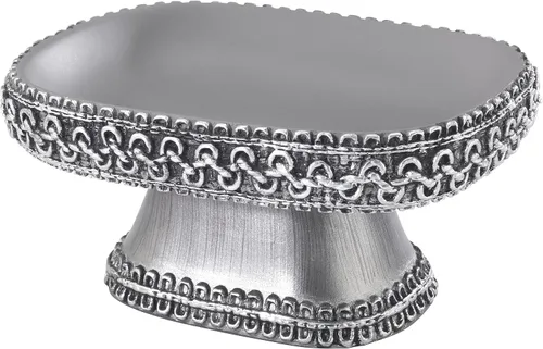 Vista 17 de Avanti Linens - Juego de accesorios, vaso de resina, soporte para cepillos de dientes, jabonera y bomba de loción, decoración duradera para el baño