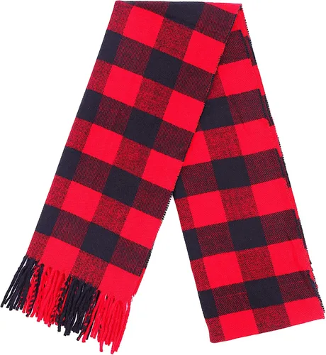 Vista 32 de Bufanda de invierno Achillea suave y cálida, de tartán, a cuadros, de cachemira, unisex