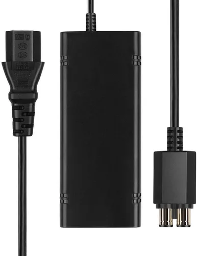 Vista 4 de Versión actualizada Cable cargador de fuente de alimentación para Xbox 360 Slim Auto Voltage negro