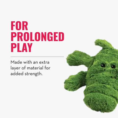 Vista 6 de KONG Ali Alligator Cozie - Juguete para perro, pequeño