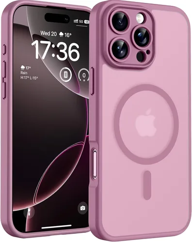 Vista 89 de TOCOL Funda para iPhone 11, compatible con Magsafe, protección completa de cámara, imanes integrados, protección contra caídas, funda translúcida