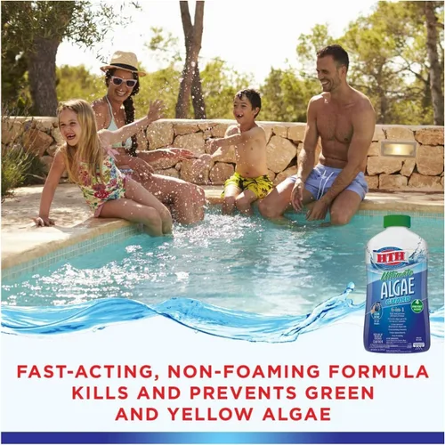 Vista 4 de HTH 67033 Ultimate Algae Guard - Limpiador de algicidas para piscina, 1 cuarto de galón