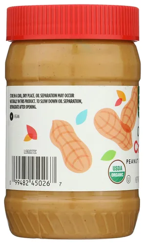 Vista 6 de 365 by Whole Foods Market, untablero de mantequilla de cacahuate orgánico cremoso, sin necesidad de remover, 16 onzas