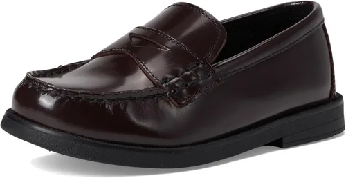 Vista 8 de Florsheim Mocasines Croquet Penny JR para niños pequeños y grandes Borgoña