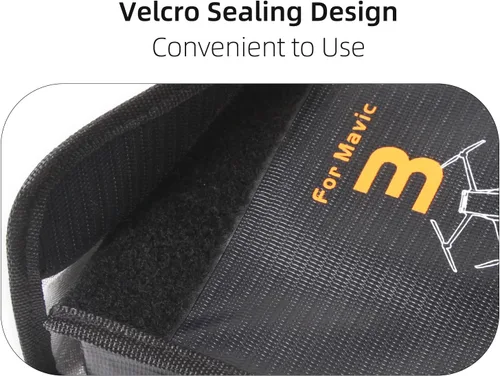 Vista 3 de Mavic 3 Lipo - Bolsa de batería para DJI Mavic 3 Pro, accesorios para drones, baterías ignífugas a prueba de explosiones, bolsa segura para carga