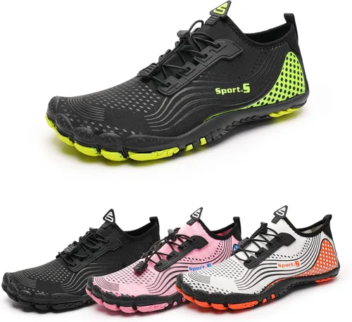 Vista 5 de Zapatos de agua para hombre y mujer descalzos de buceo zapatos de natación para deportes acuáticos antideslizantes zapatos acuáticos para piscina