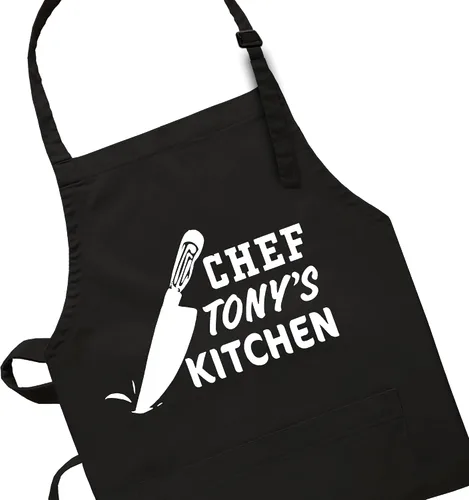 Vista 9 de Delantal de chef personalizado para hombres, regalos de parrilla para hombres, regalo para hombre, regalo para papá, día del padre y Navidad