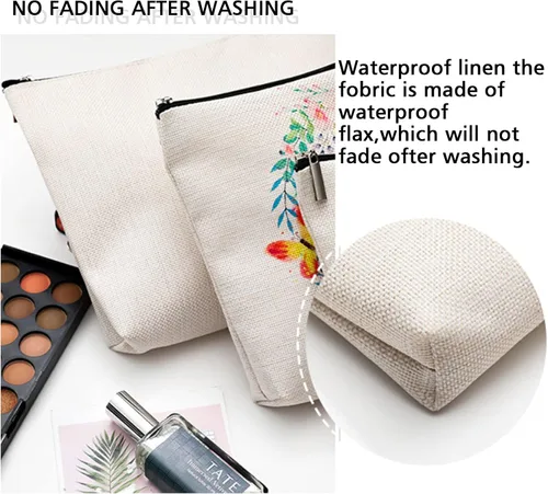 Vista 6 de Bolsa de maquillaje para fanáticos del anime, regalo para amantes del anime, Just A Gl Who Loves Anime, bolsa de cosméticos de viaje para mujeres