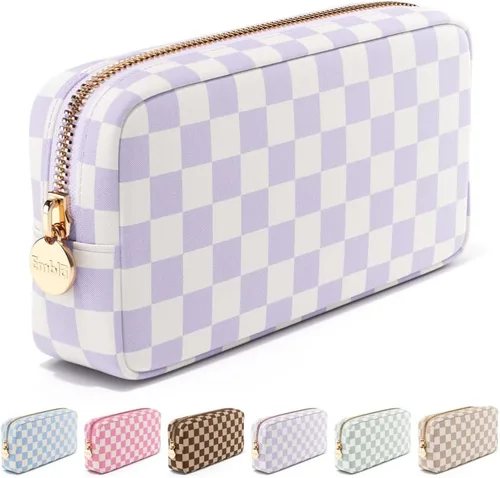 Vista 47 de Bolsa de Maquillaje de Viaje Embla Bolsa de Artículos de Aseo de Viaje, Negro, Mini, Mini