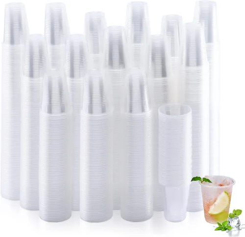 Vista 7 de Turbo Bee Paquete de 1000 Vasos de Plástico Desechables de 3 onzas, Vasos Desechables para Enjuague Bucal, Vasos Pequeños Transparentes de 3 Onzas