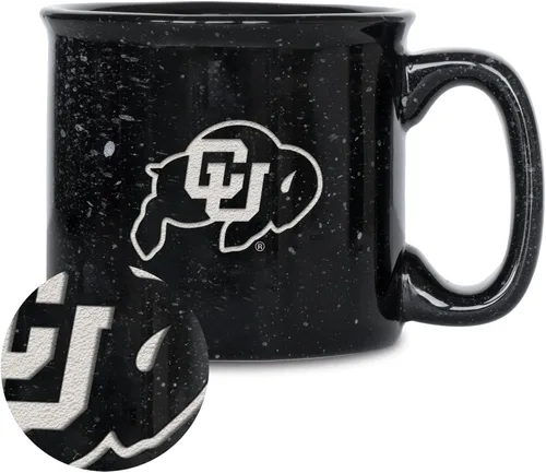 Vista 11 de Rico Industries NCAA Speckle 12oz Laser Engraved Campfire Mug