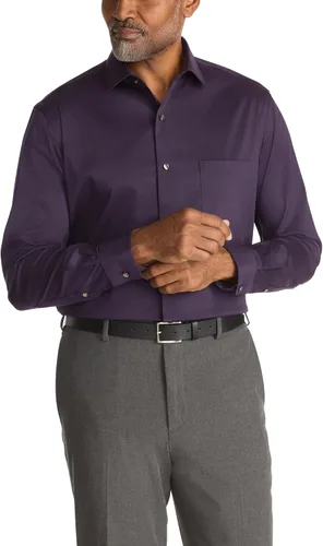 Vista 19 de Van Heusen Camisa de vestir para hombre, ajuste regular, cuello flexible, elástica, sin arrugas