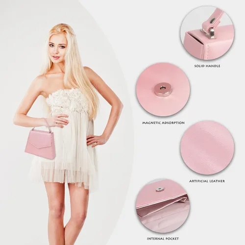Vista 2 de AOYUNHUI Monederos de mano para mujer, bolso cruzado de boda, bolso cruzado para mujer, boda, graduación, fiesta, club