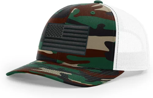 Vista 116 de Joe's USA Richardson 112 - Gorras de camionero con parche gráfico personalizado - Gorras estructuradas de cinco y seis paneles Richardson Premium