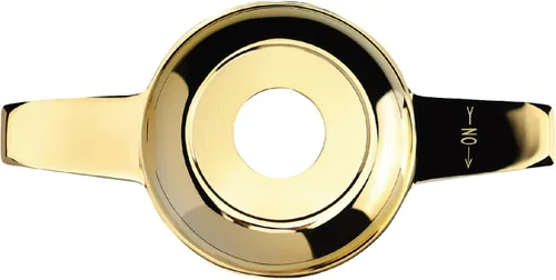 Vista 11 de Zenith Style 2 tapas giratorias con corte de oreja (juego de 4) Triple cromado 2 bares/ala recta golpear tapas giratorias con hueco de chip