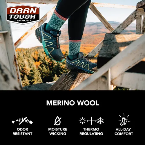 Vista 5 de Darn Tough Ryder Botas de peso medio con calcetín acolchado (estilo 5010)