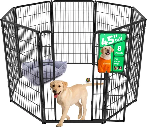 Vista 69 de FXW Homeplus Unleashed Corralito para Perros de Interior - Juego Sin Estrés y Seguro, Resistente de 24 Pulgadas 2 Paneles Corralito para Cachorros