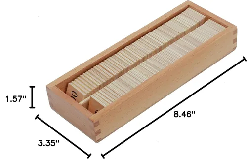 Vista 5 de Adena Montessori Hundred Board - Juguetes educativos de matemáticas Montessori para niños