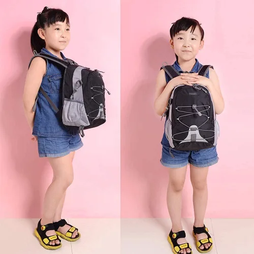 Vista 5 de Mochila pequeña de senderismo de 10L para niños de 3 a 6 años, para niñas y niños menores de 4 pies, mini mochila impermeable para deportes al aire
